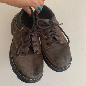 Vintage Sketchers - Dr. Martens Lace Up Oxford Style with Yellow Stitching